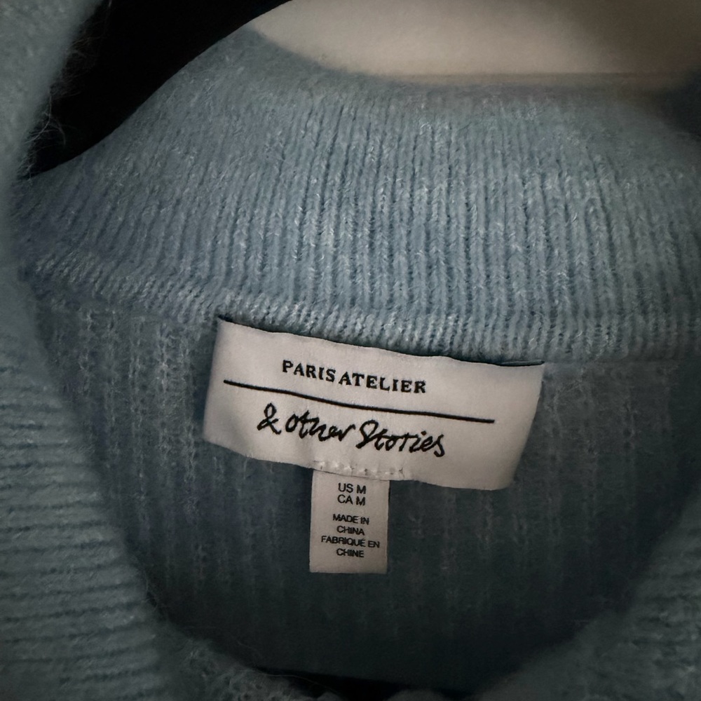 & OTHER STORIES Women's Baby Blue Sweater - Picture 5 of 8
